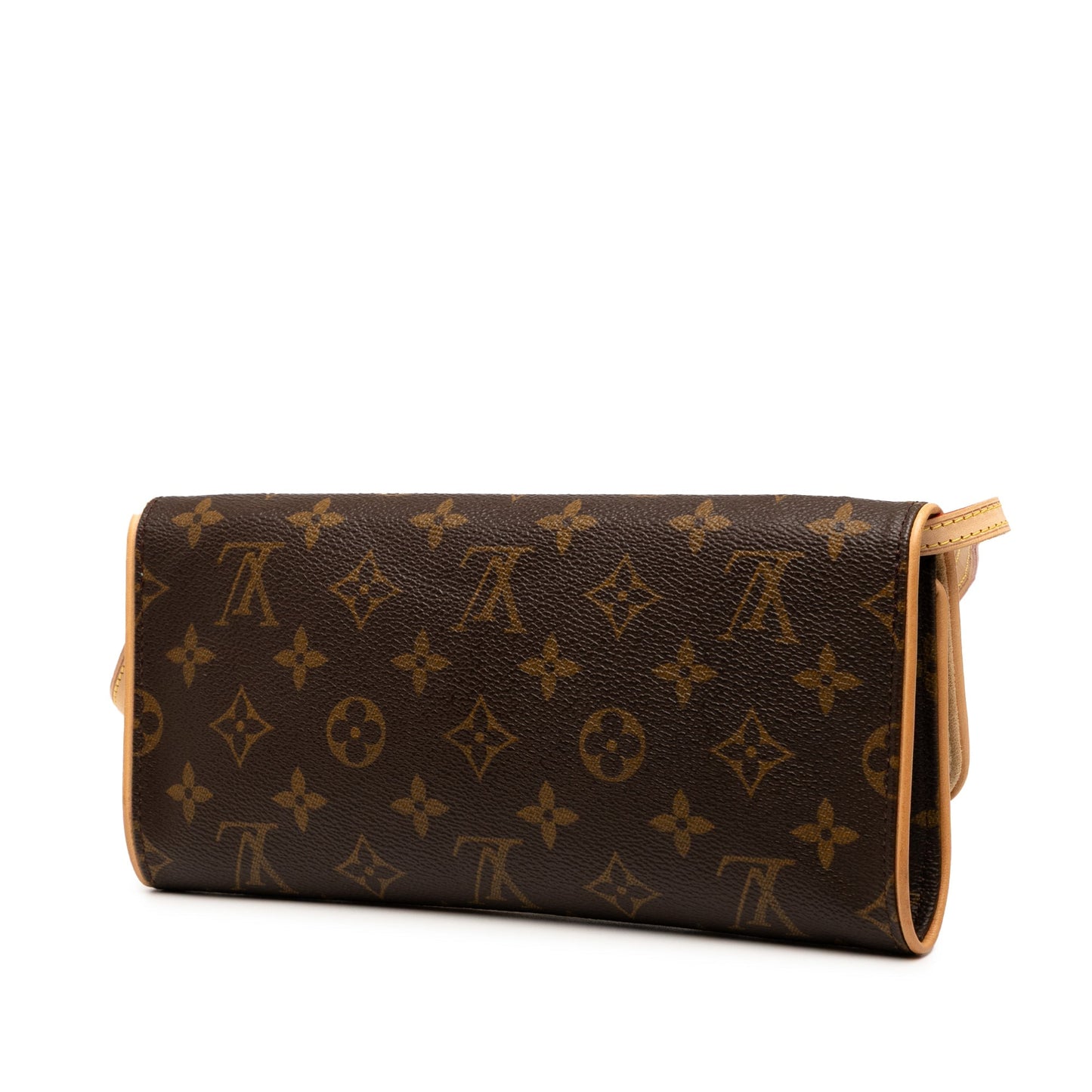Brown Louis Vuitton Monogram Pochette Twin GM Crossbody Bag