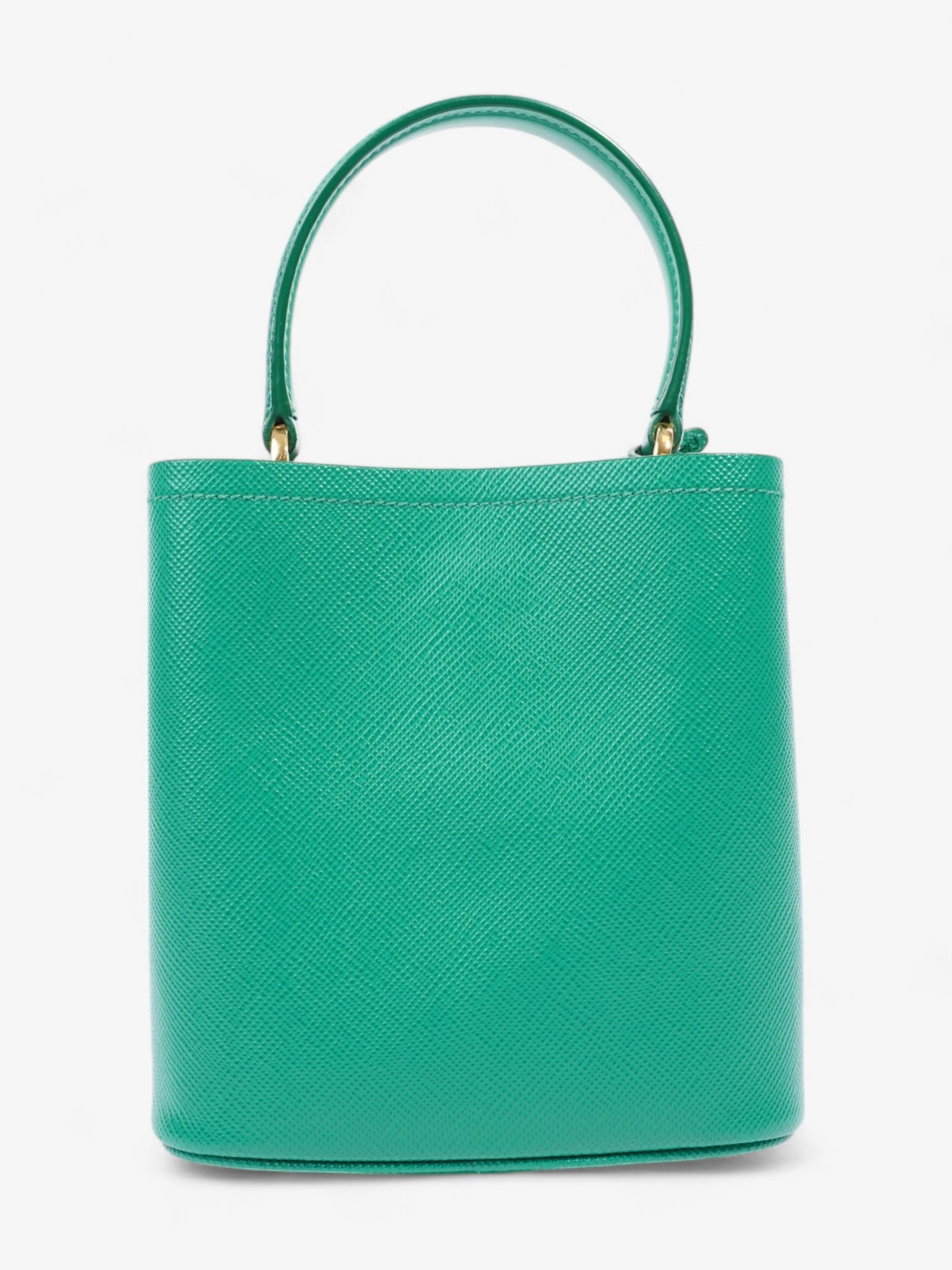 Prada Panier Bag Mango Saffiano Leather Small