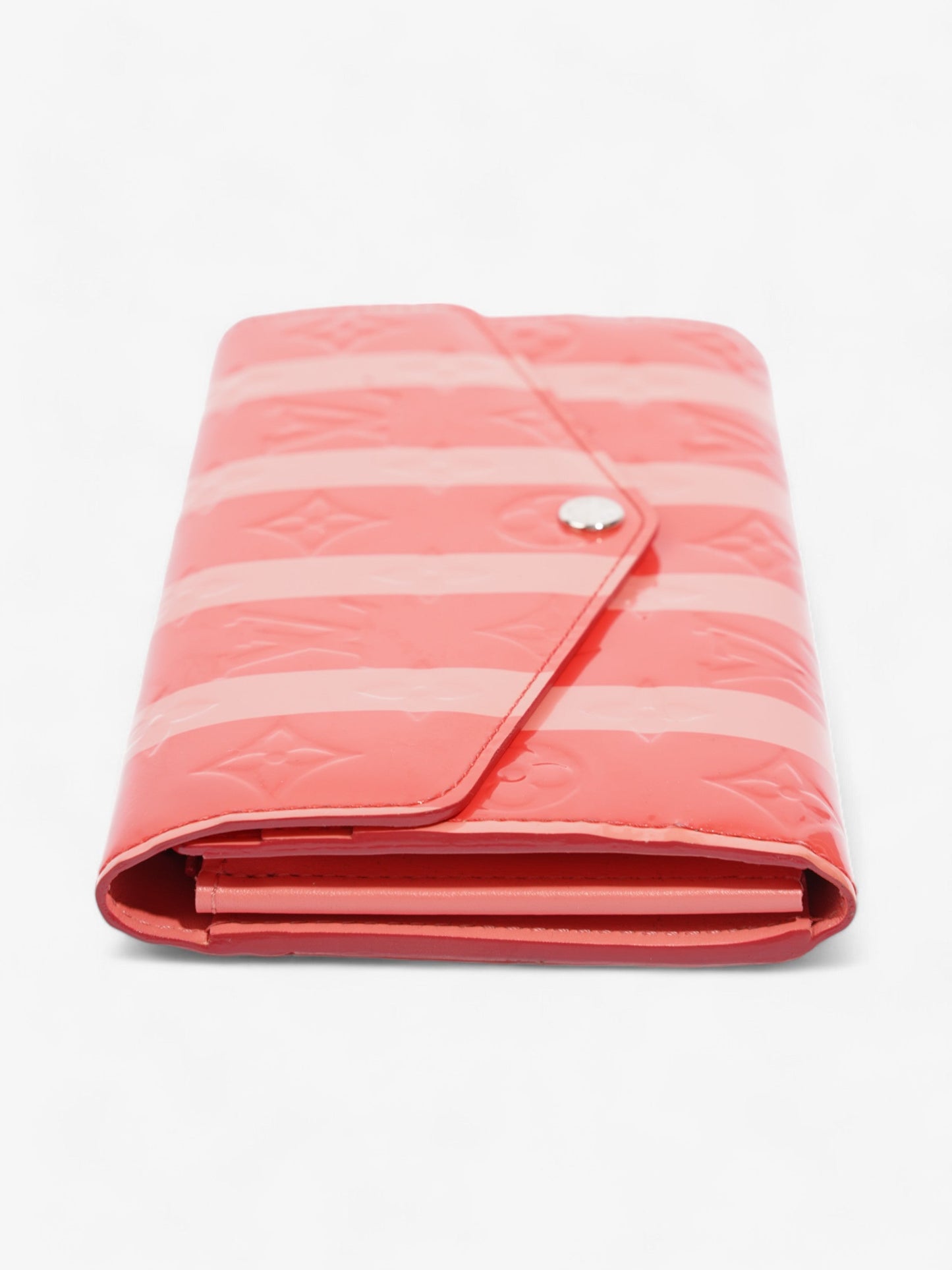 Louis Vuitton Sarah Wallet Pink / Red Patent Leather