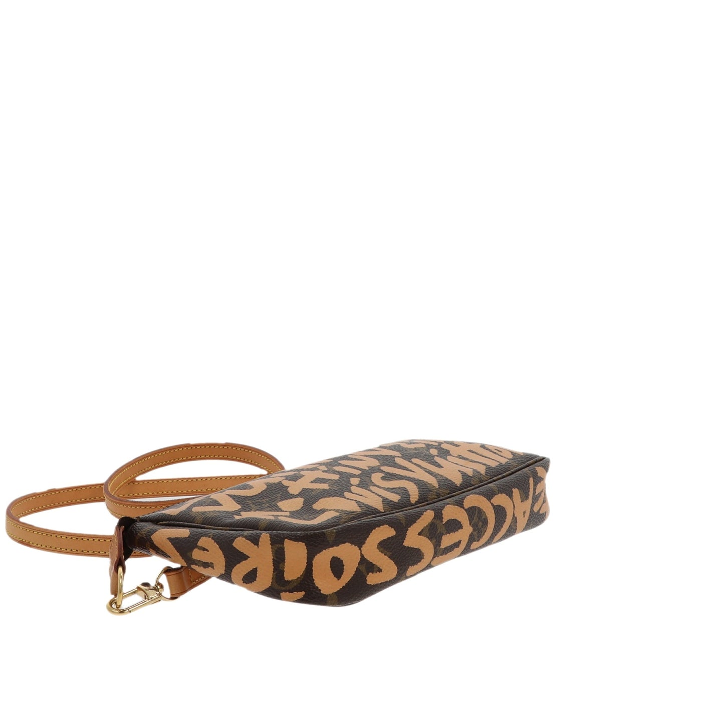 LOUIS VUITTON Limited Edition x Stephen Spro Graffiti Pochette Accessorie bag