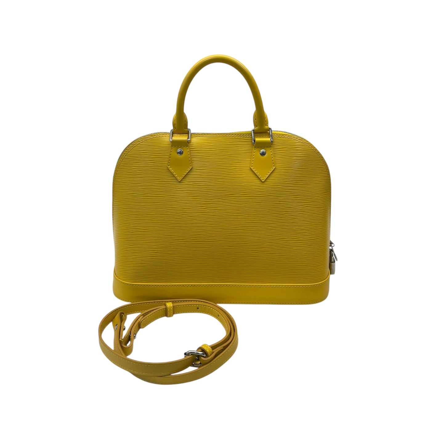 Louis Vuitton Citron Epi Leather Alma MM Bag