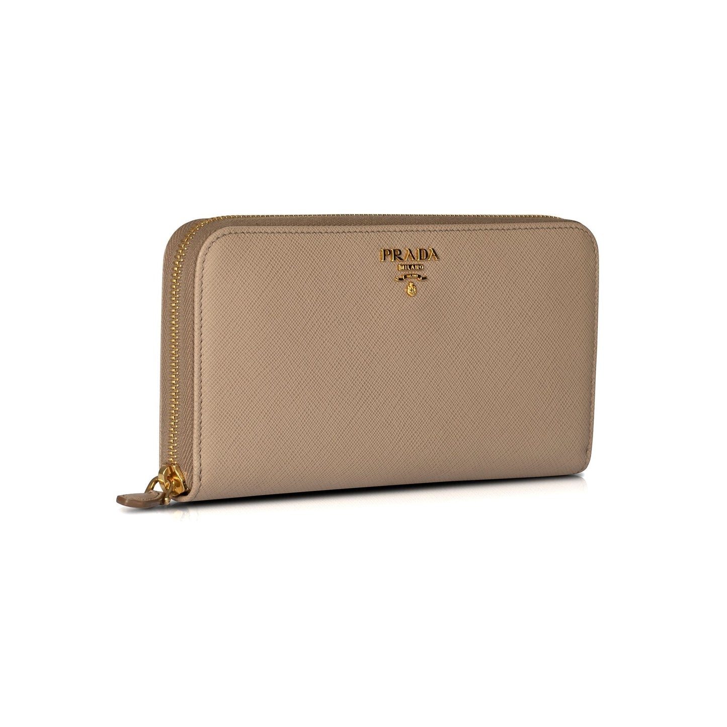 Prada 2018 Saffiano Zip Around Wallet