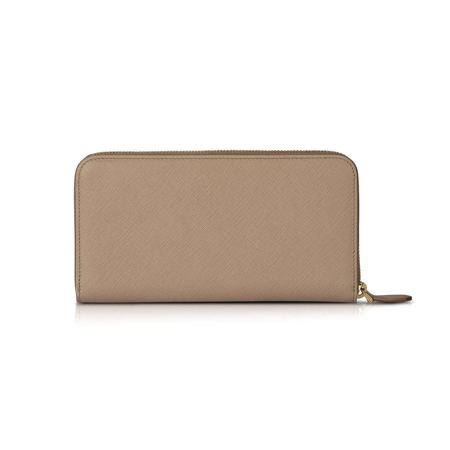 Prada 2018 Saffiano Zip Around Wallet
