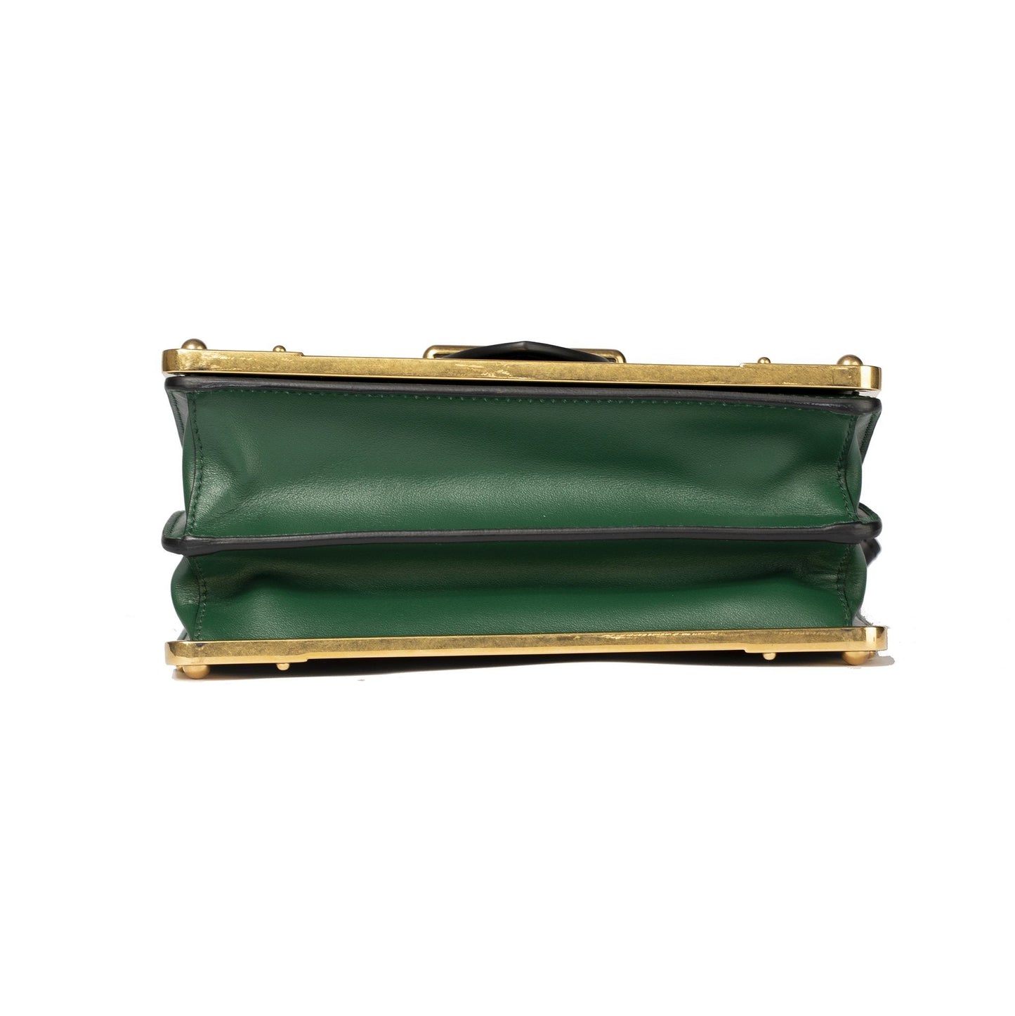 Prada 2019 Cahier Leather Shoulder Bag