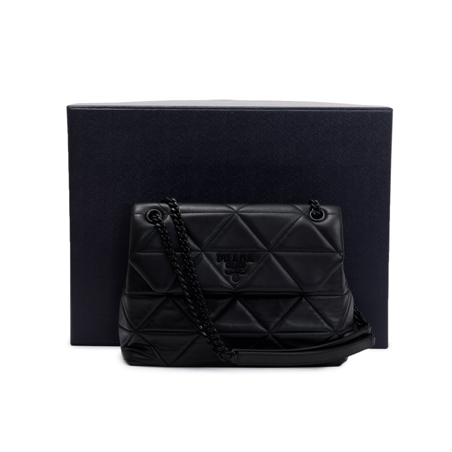 Prada 2020 Black Nappa Leather Spectrum Bag