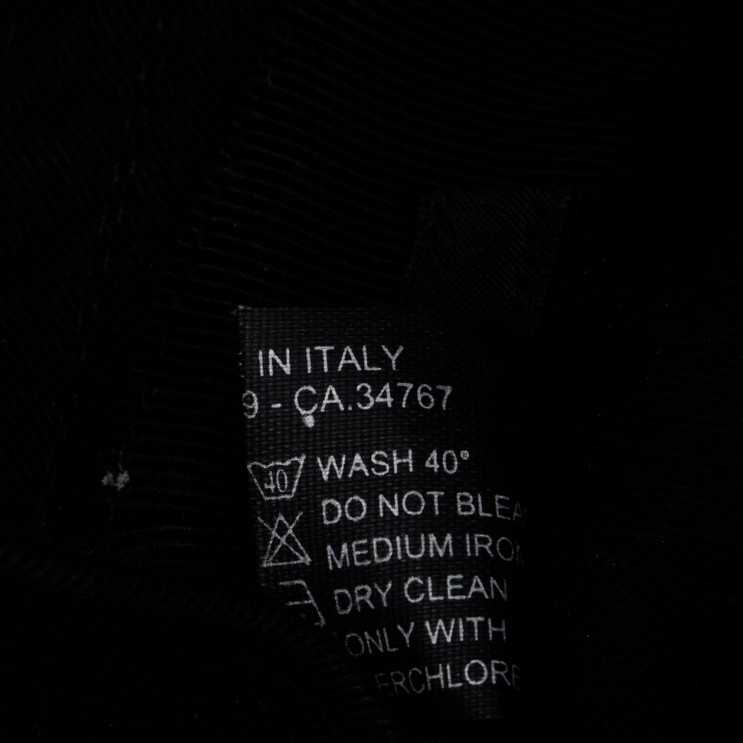 Prada Black Canvas Bucket Hat