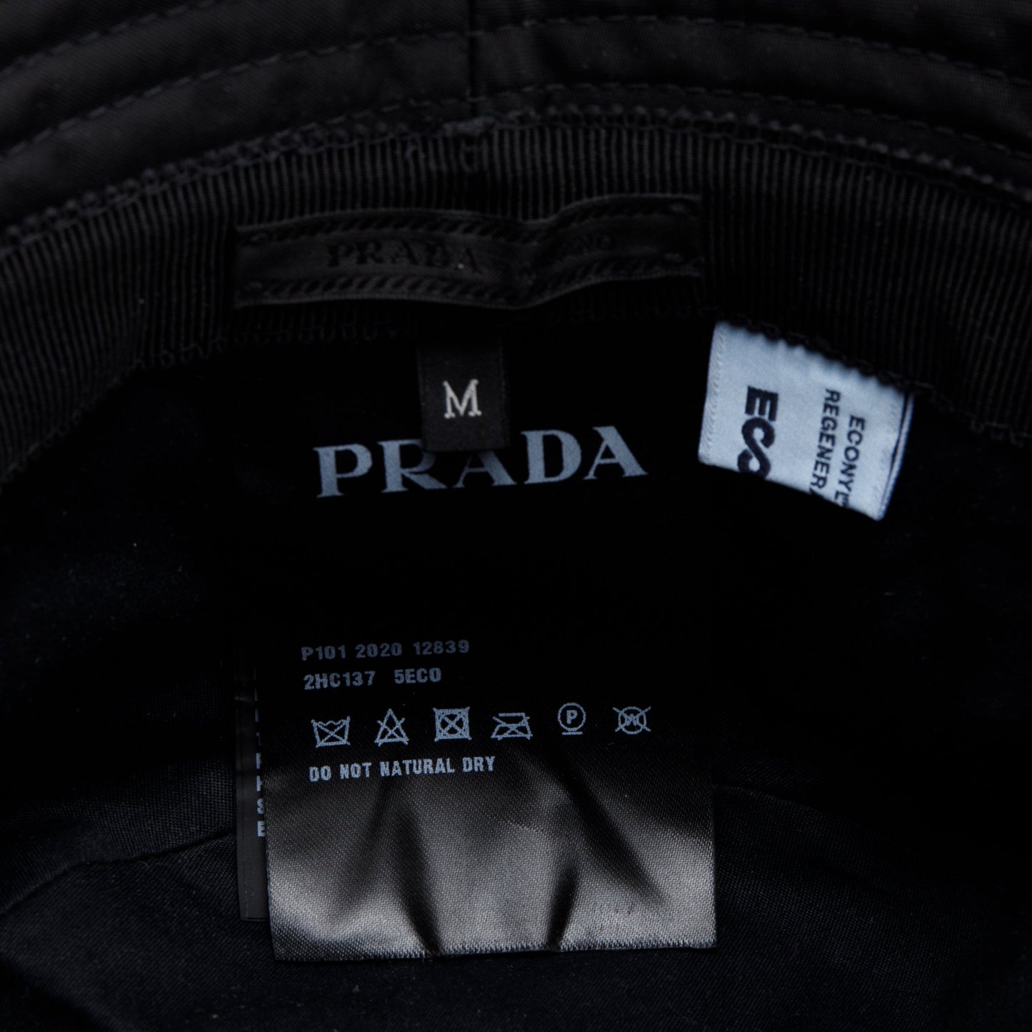 Prada Black Re-Nylon Bucket Hat