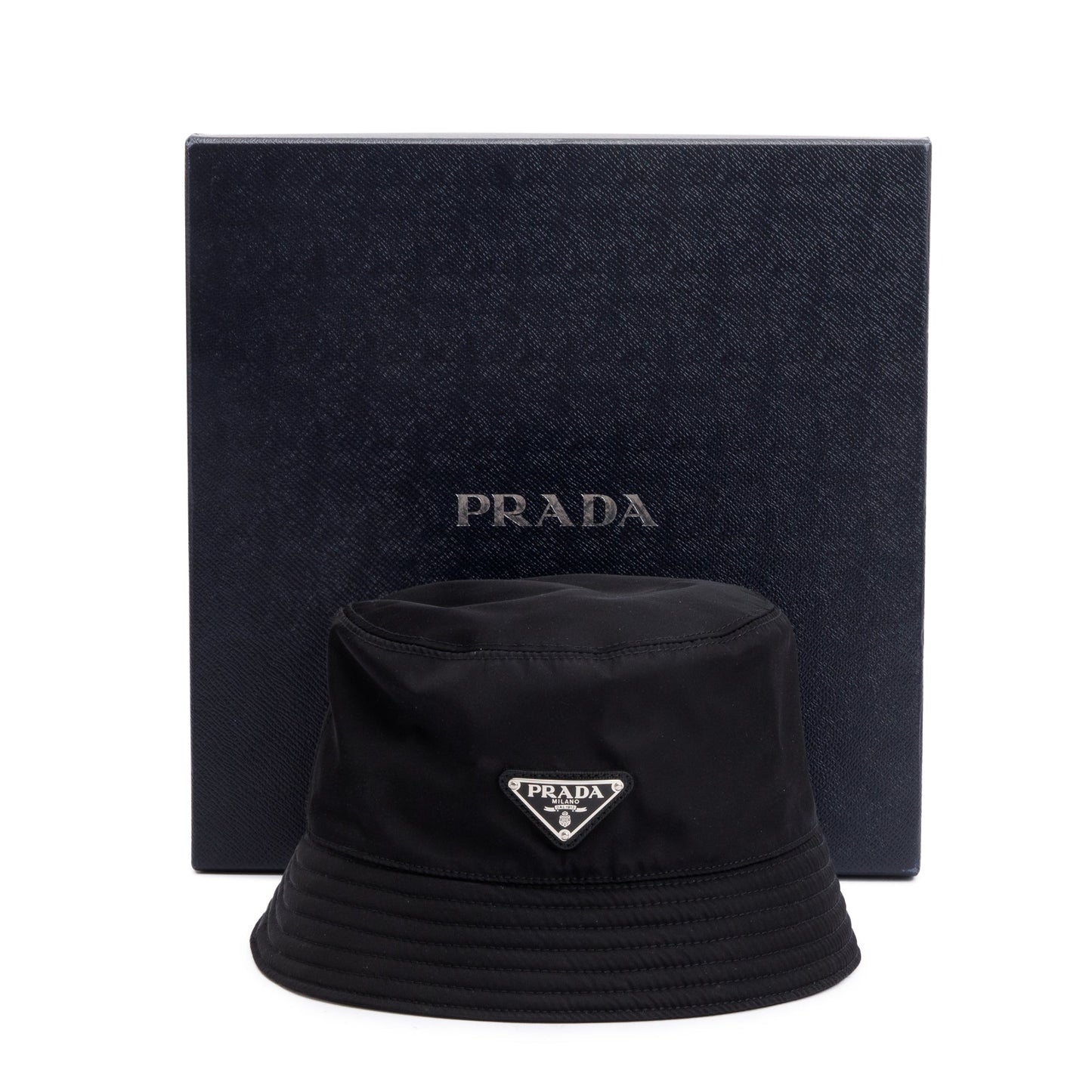 Prada Black Re-Nylon Bucket Hat