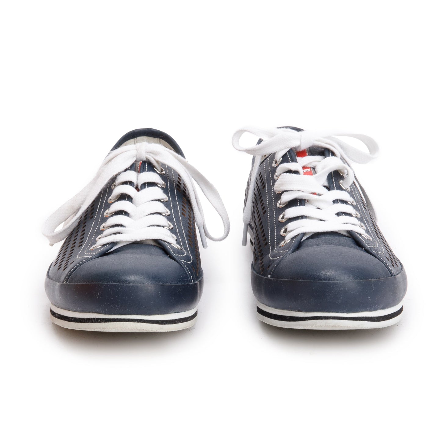 Prada Blue Nevada Fori Men's Sneakers, Size 37