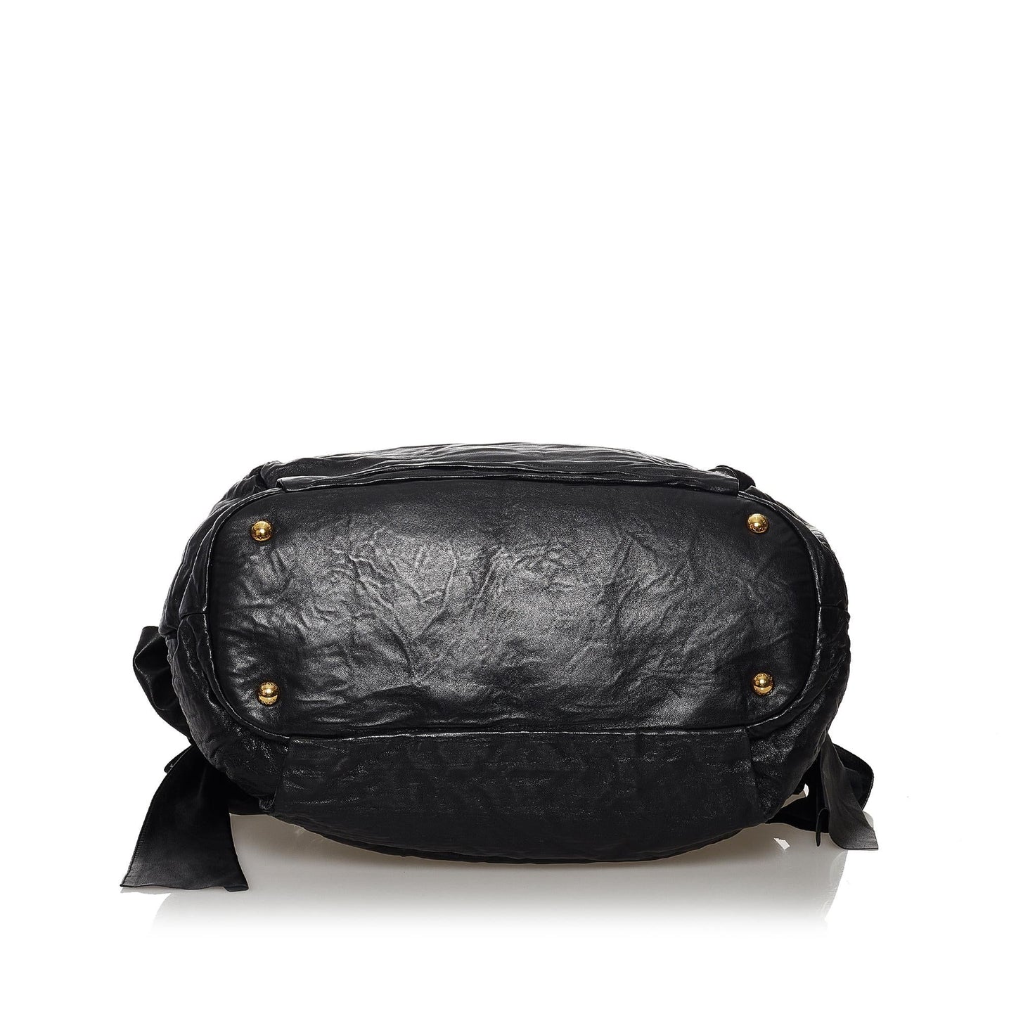 Prada Bow Nappa Leather Satchel (SHG-37206)