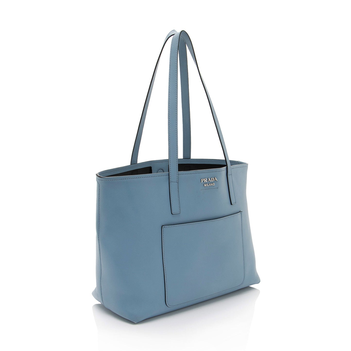 Prada Calf City Pocket Shopping Tote