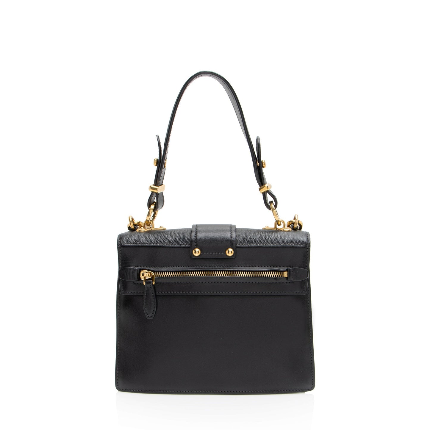 Prada Calfskin Cahier Top Handle