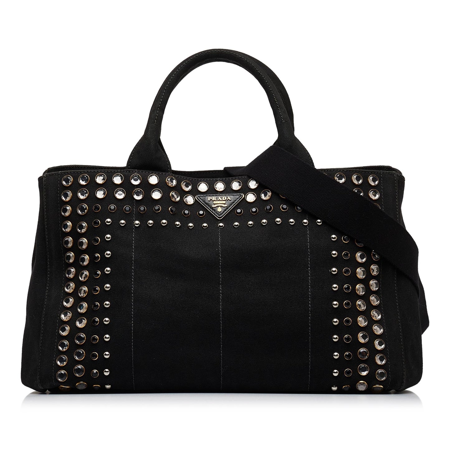 Prada Canapa Bijoux Satchel (SHG-Jt61KX)