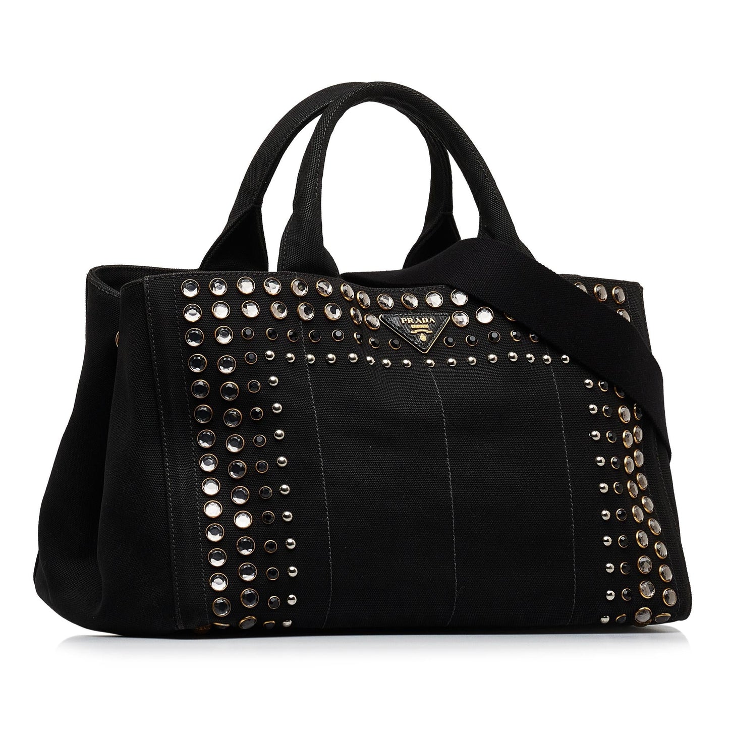 Prada Canapa Bijoux Satchel (SHG-Jt61KX)