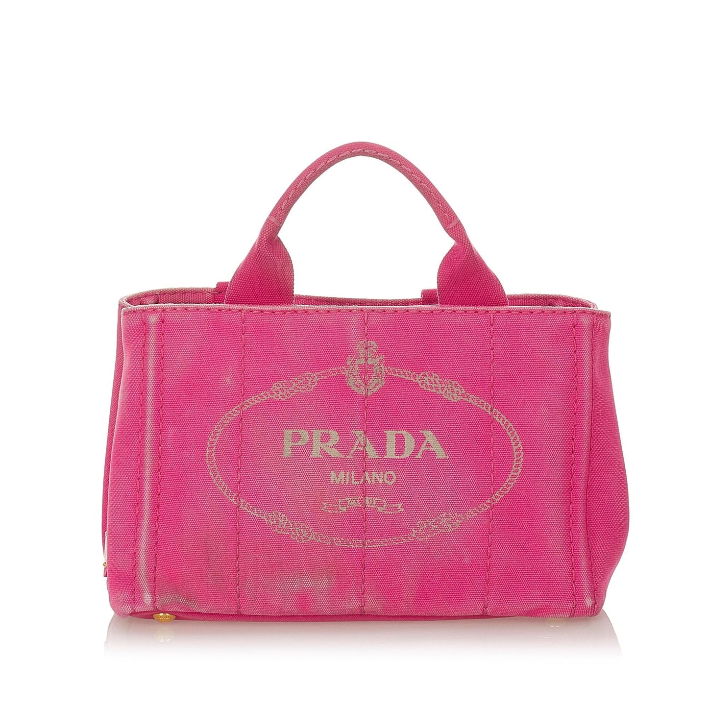 Prada Canapa Logo Canvas Satchel Style 33 - Ewore Bags
