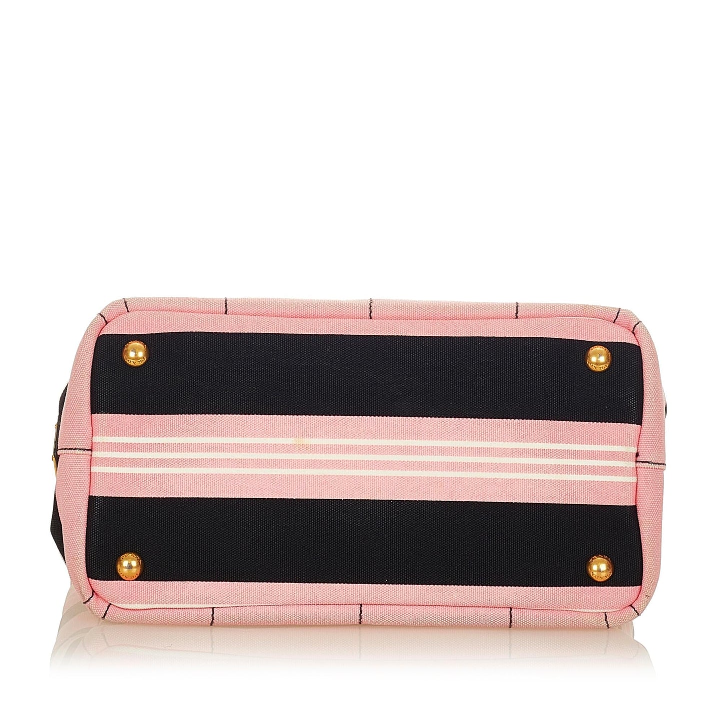 Prada Canapa Logo Canvas Satchel (SHG-24822)