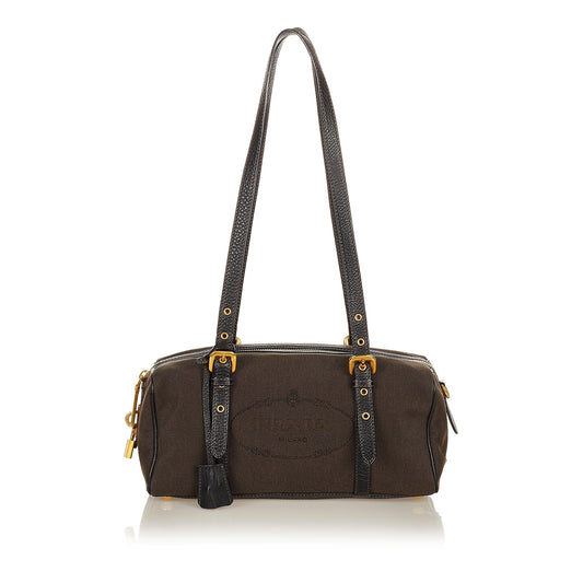 Prada Canapa Logo Canvas Shoulder Bag Style 9 - Ewore Bags