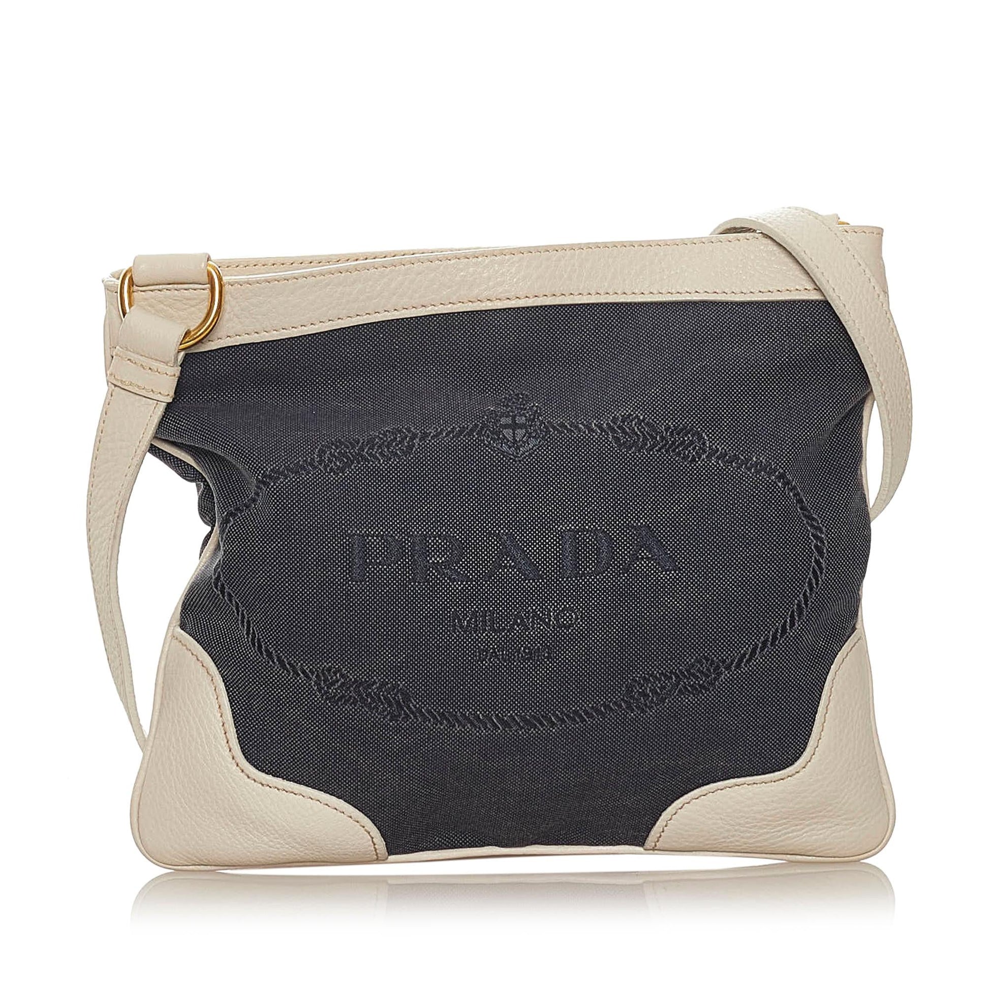 Prada Canapa Logo Crossbody Bag Style 7 - Ewore Bags