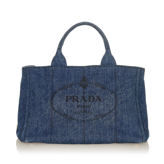 Prada Canapa Logo Hanbag Handbag - Ewore Bags