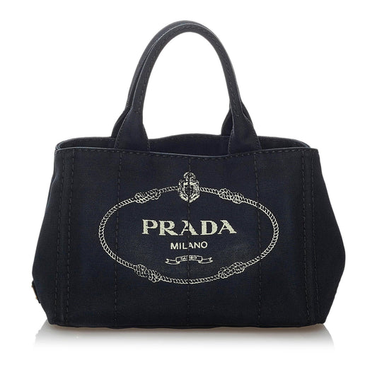Prada Canapa Logo Satchel Style 36 - Ewore Bags