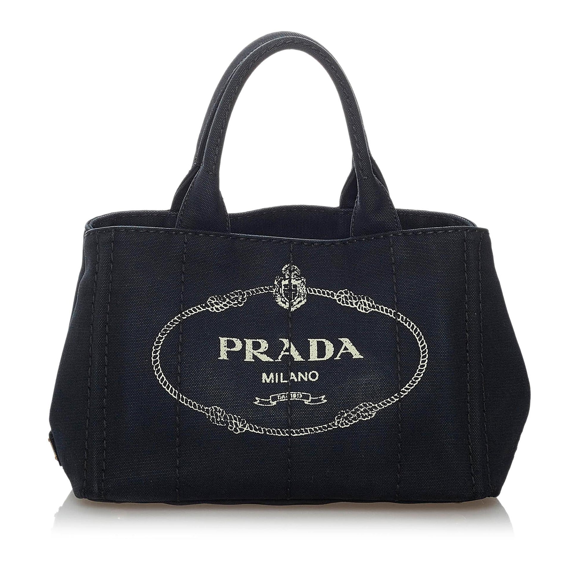 Prada Canapa Logo Satchel Style 36 - Ewore Bags