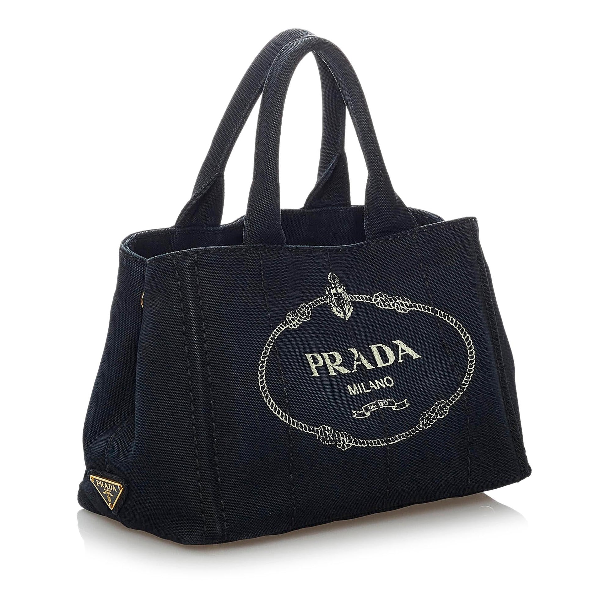 Prada Canapa Logo Satchel Style 36 - Ewore Bags