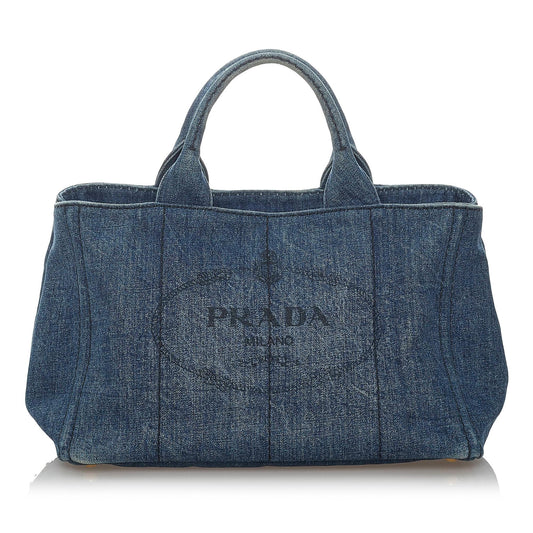 Prada Canapa Logo Satchel Style 34 - Ewore Bags