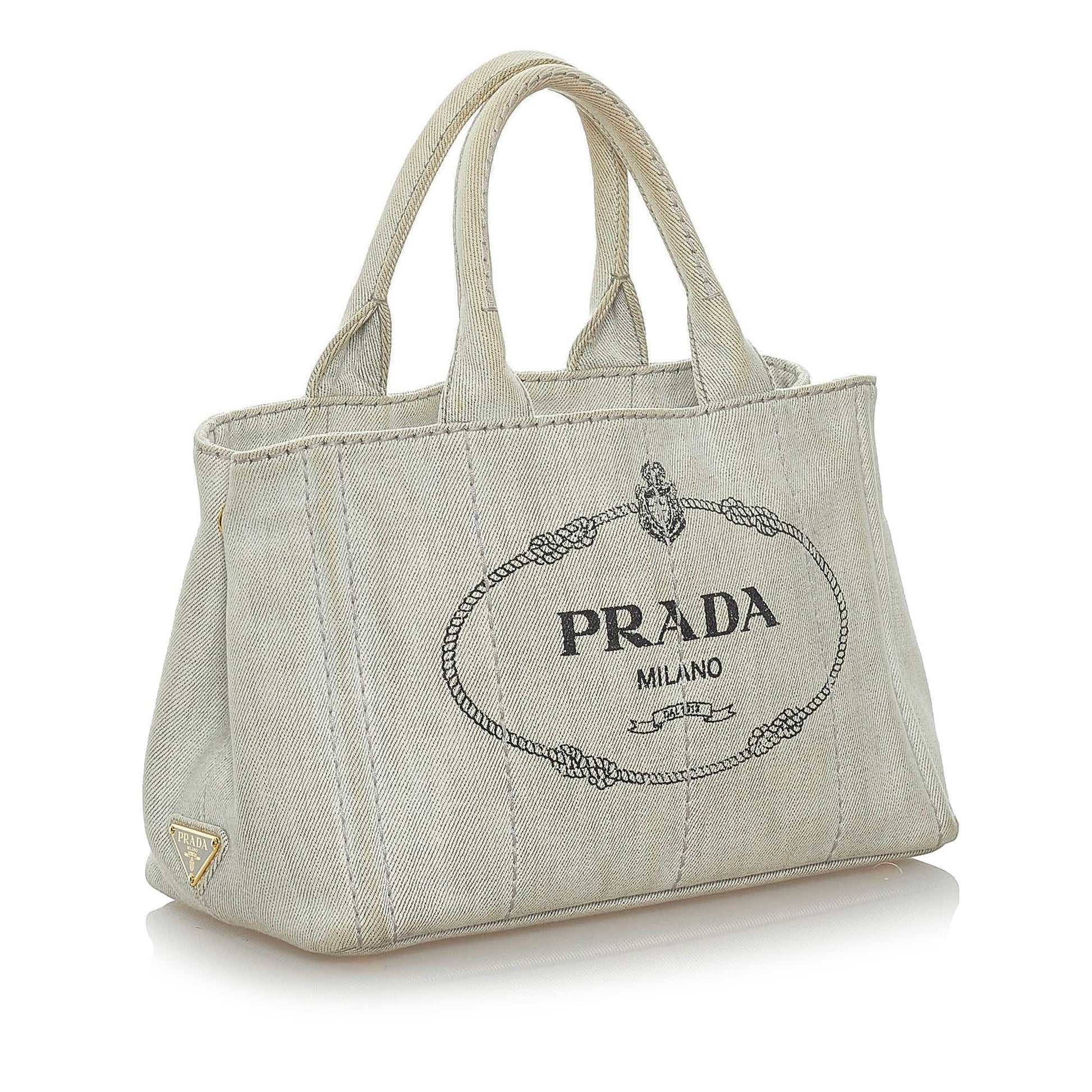 Prada Canapa Logo Satchel Style 33 - Ewore Bags