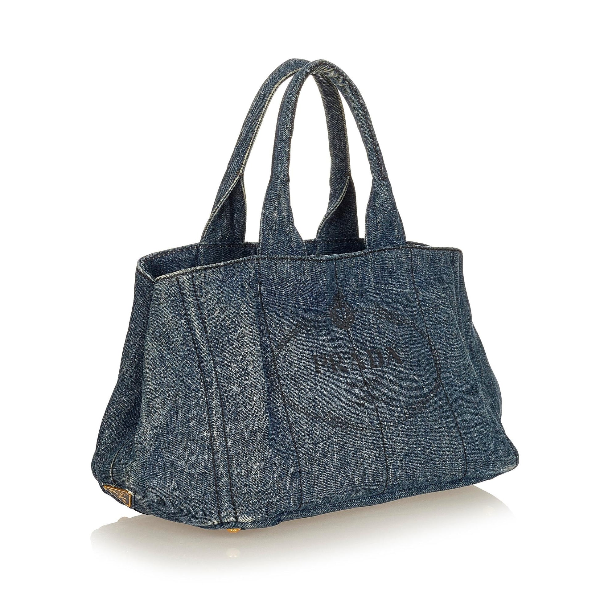 Prada Canapa Logo Tote Handbag Style 7 - Ewore Bags