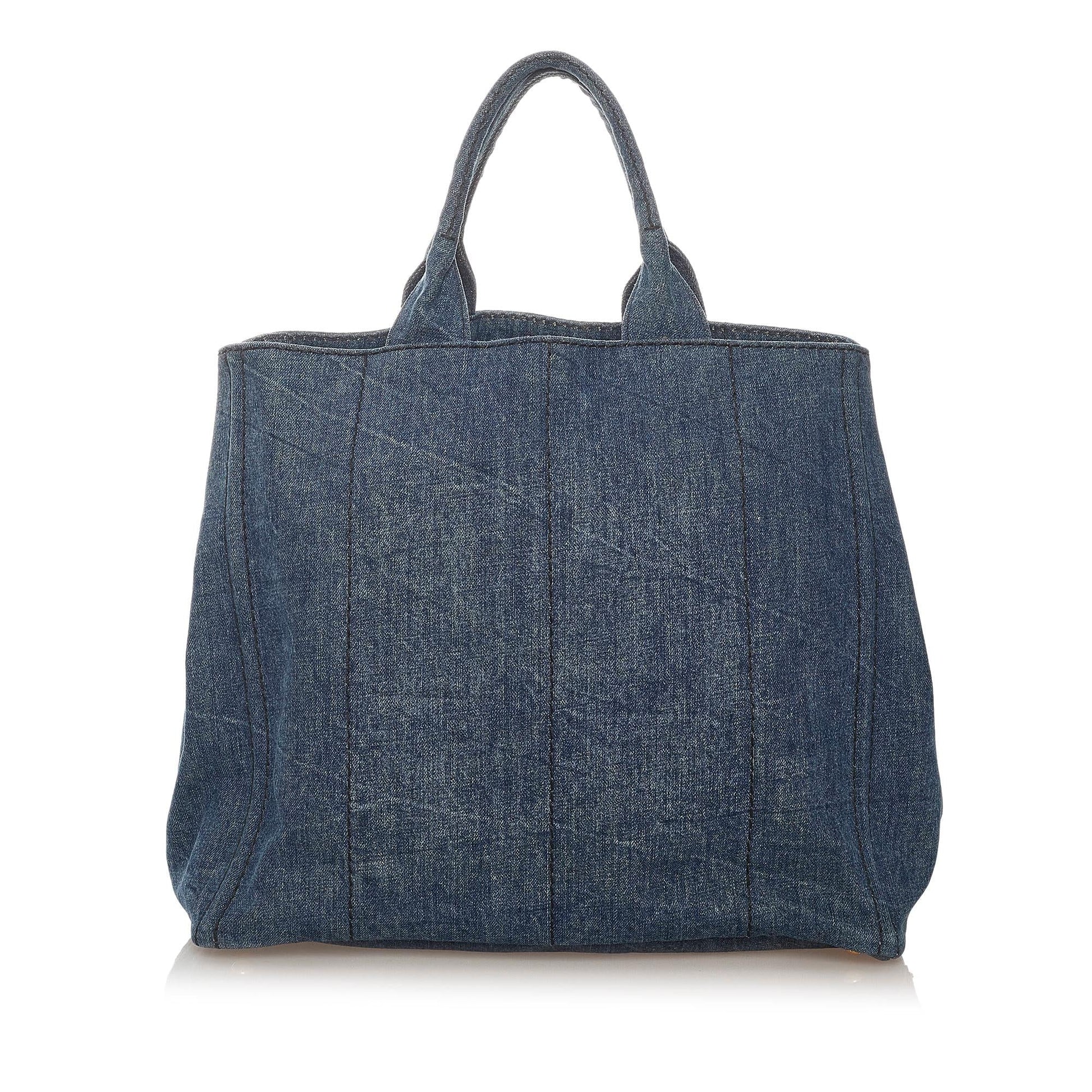 Prada Canapa Logo Tote Handbag Style 5 - Ewore Bags