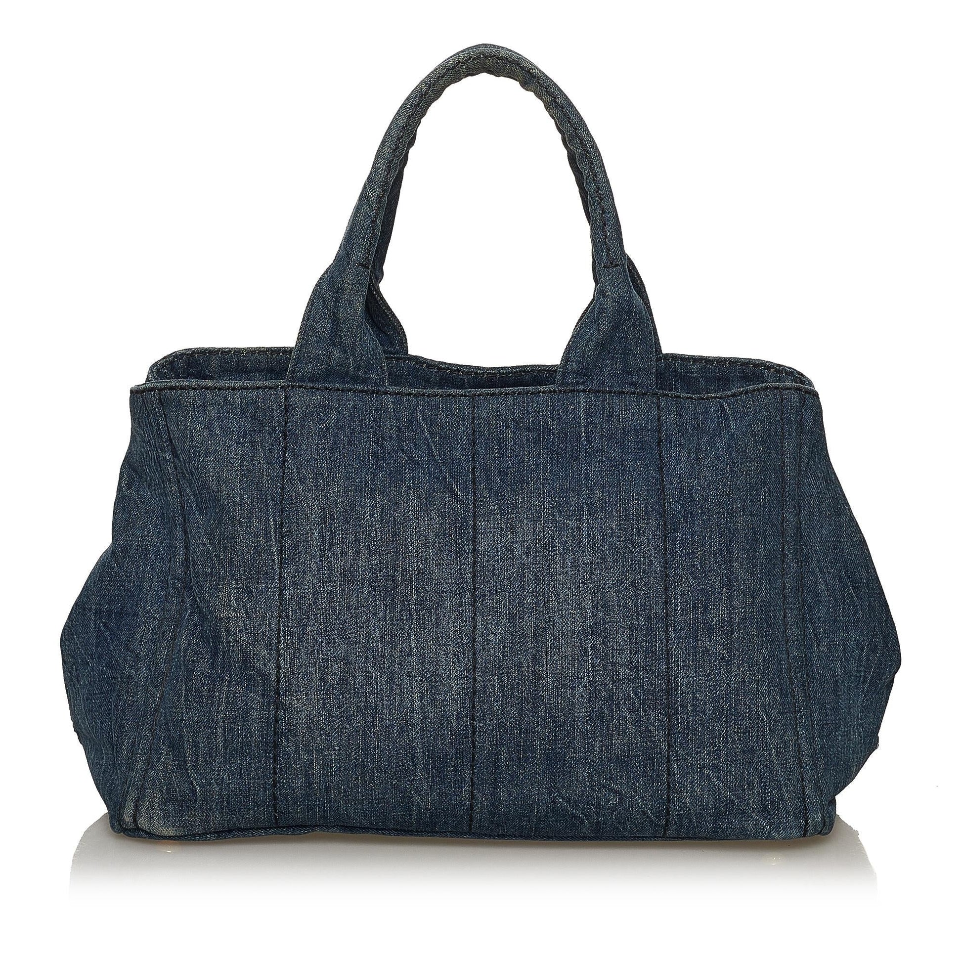 Prada Canapa Logo Tote Handbag Style 4 - Ewore Bags
