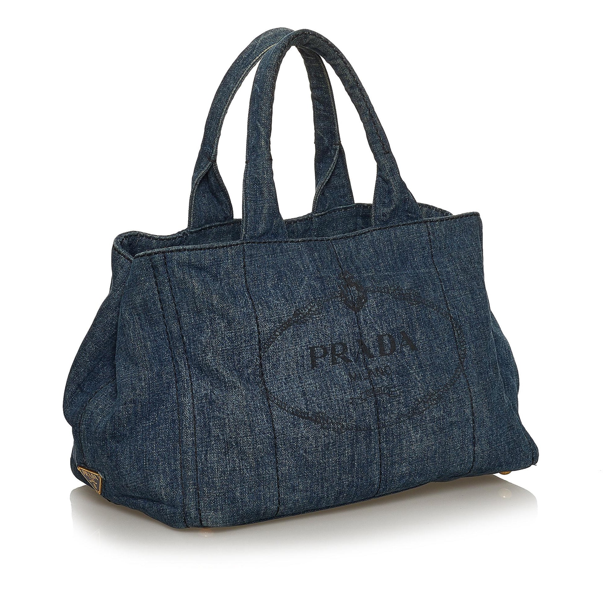 Prada Canapa Logo Tote Handbag Style 4 - Ewore Bags