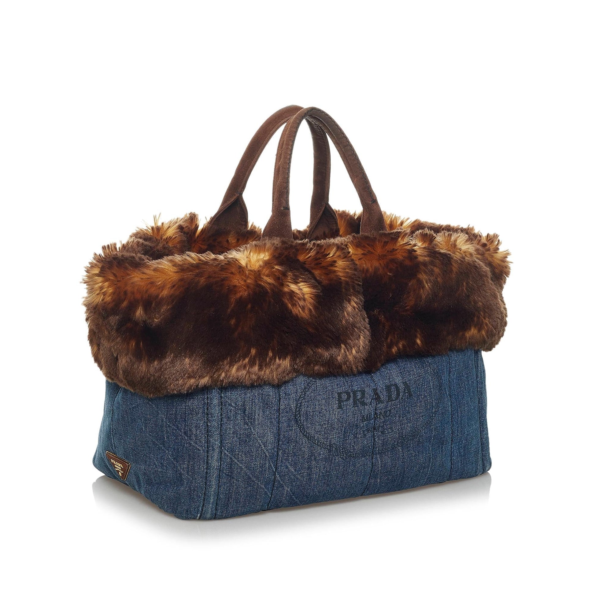 Prada Canapa Logo Tote Handbag Style 3 - Ewore Bags