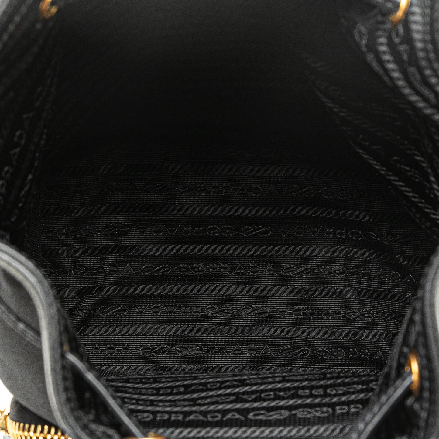 Prada Canapa Logo Duet Bucket Bag