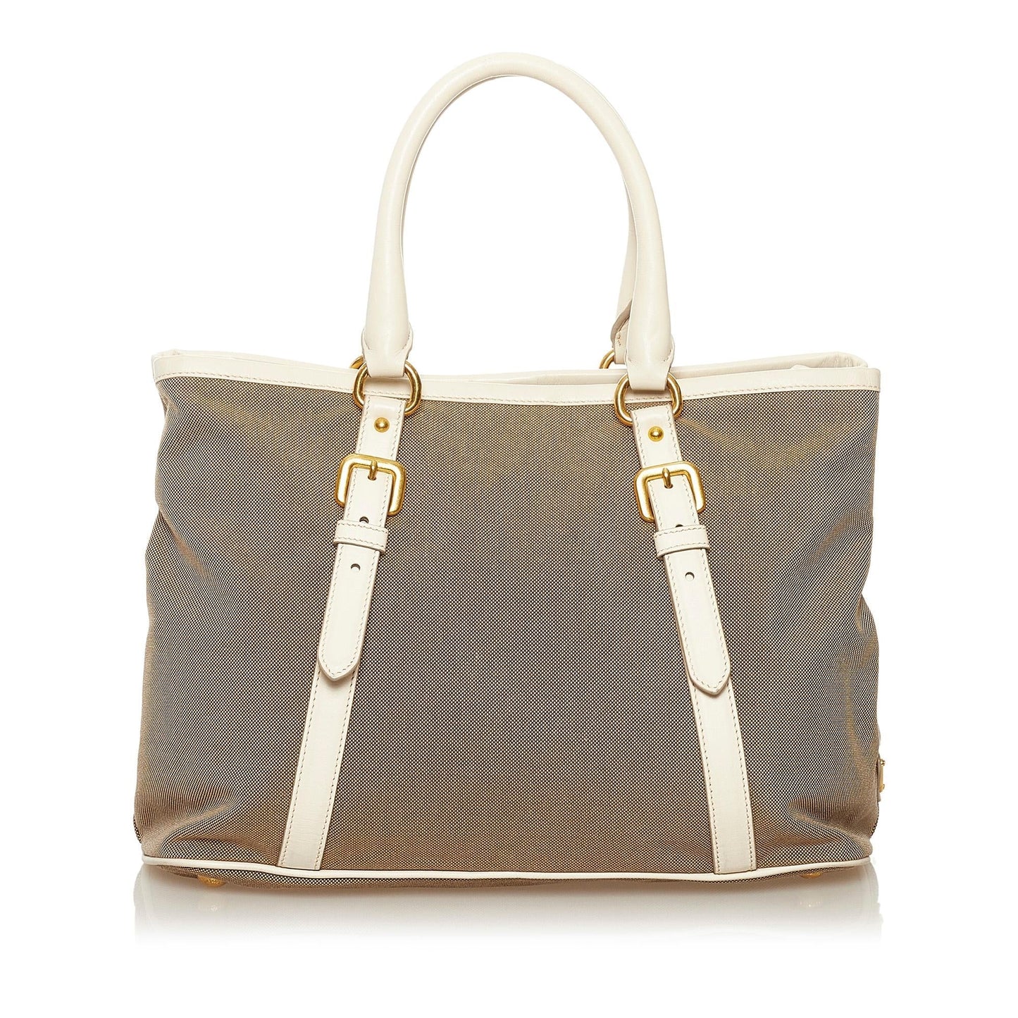 Prada Canapa Logo Satchel (SHG-35196)