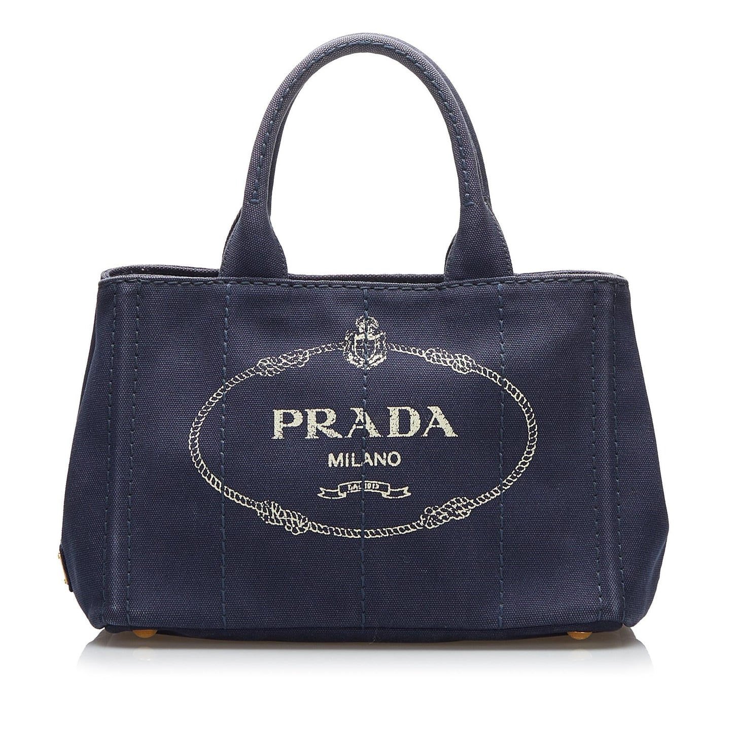 Prada Canapa Logo Satchel (SHG-37748)