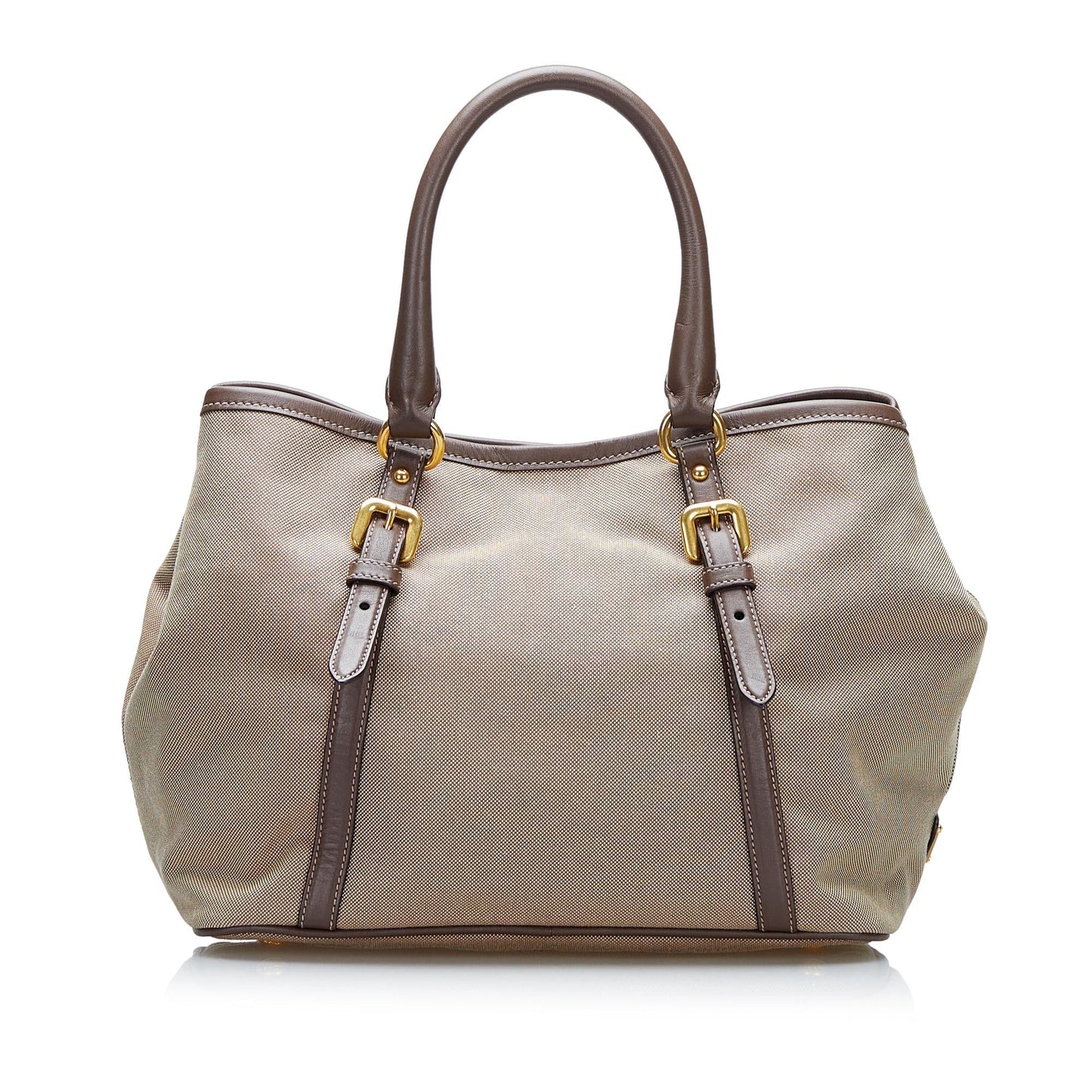 Prada Canapa Logo Satchel (SHG-CQEBmq)