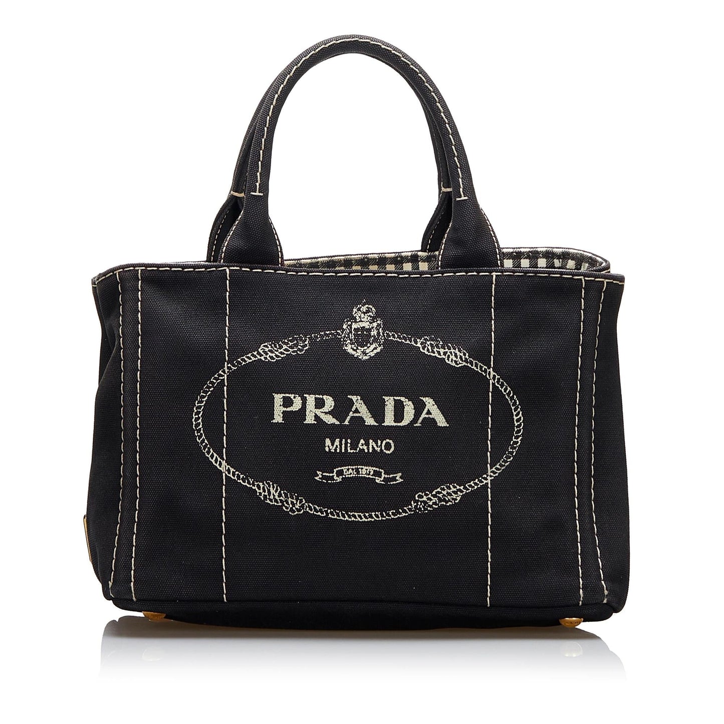 Prada Canapa Logo Satchel (SHG-dC8WAG)