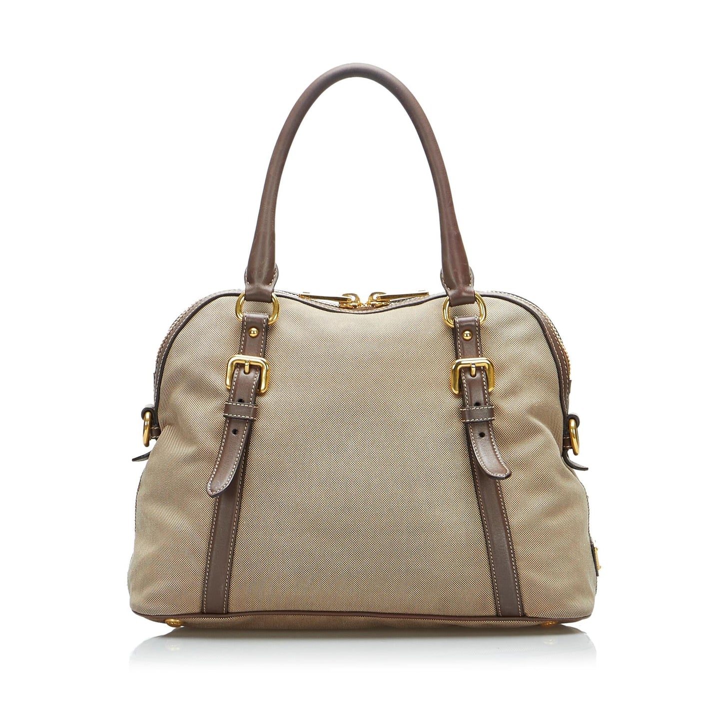Prada Canapa Logo Satchel (SHG-na9faZ)