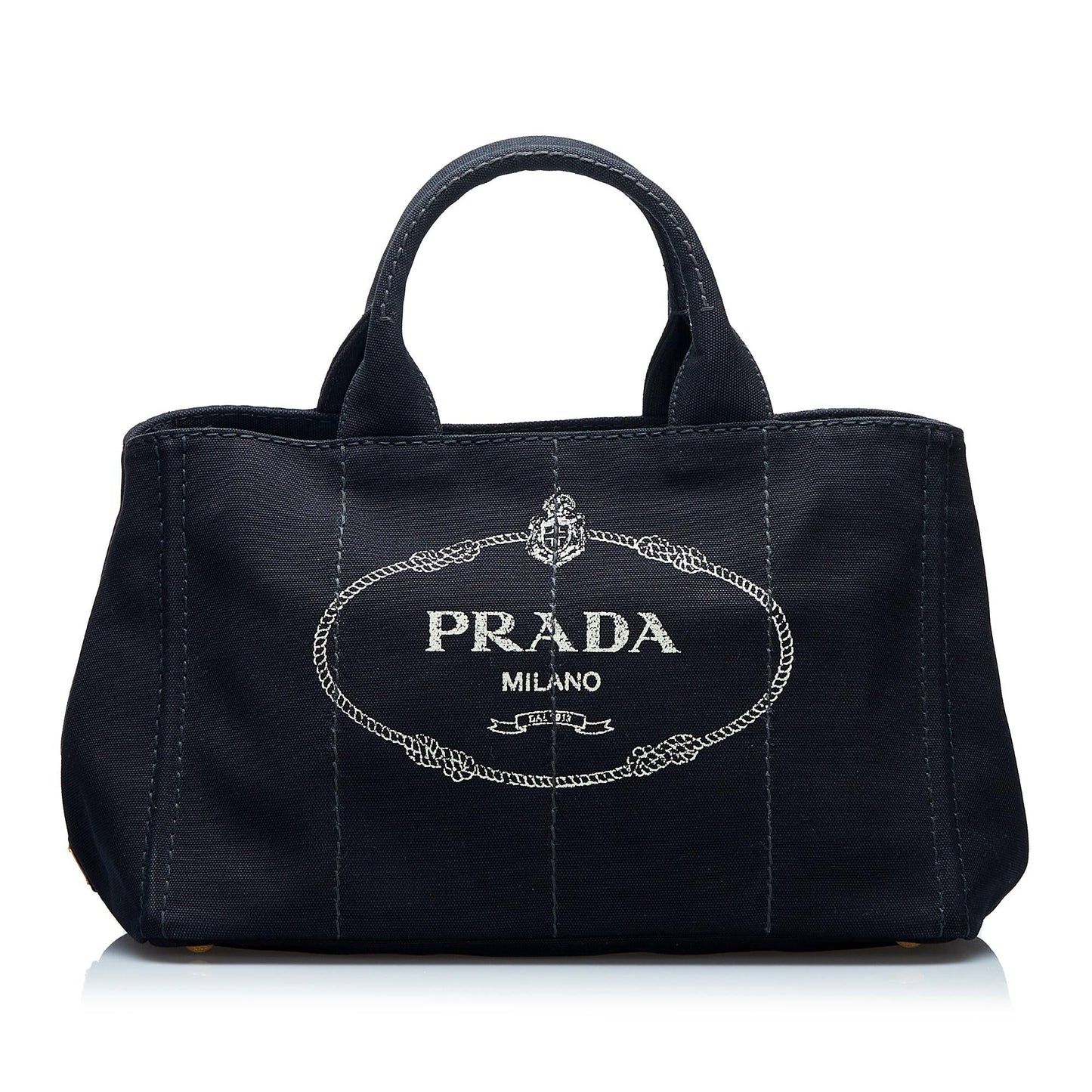 Prada Canapa Logo Satchel (SHG-h2qFmb)