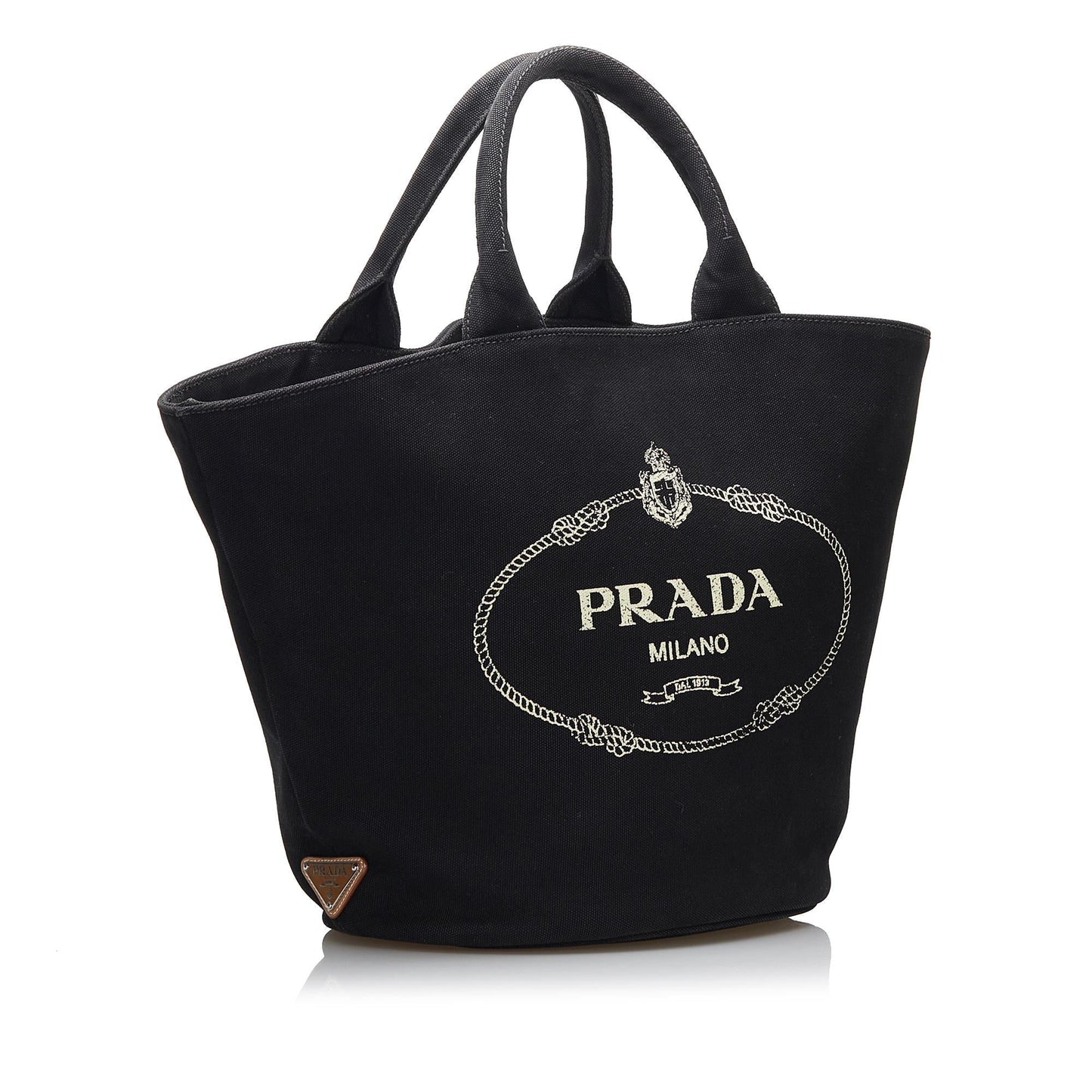 Prada Canapa Logo Satchel (SHG-mPKcqk)