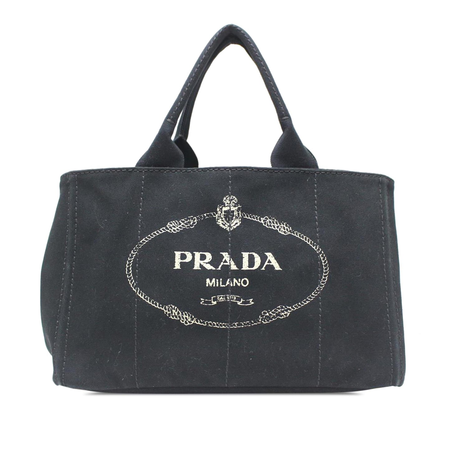 Prada Canapa Logo Satchel (SHG-AtOQxH)