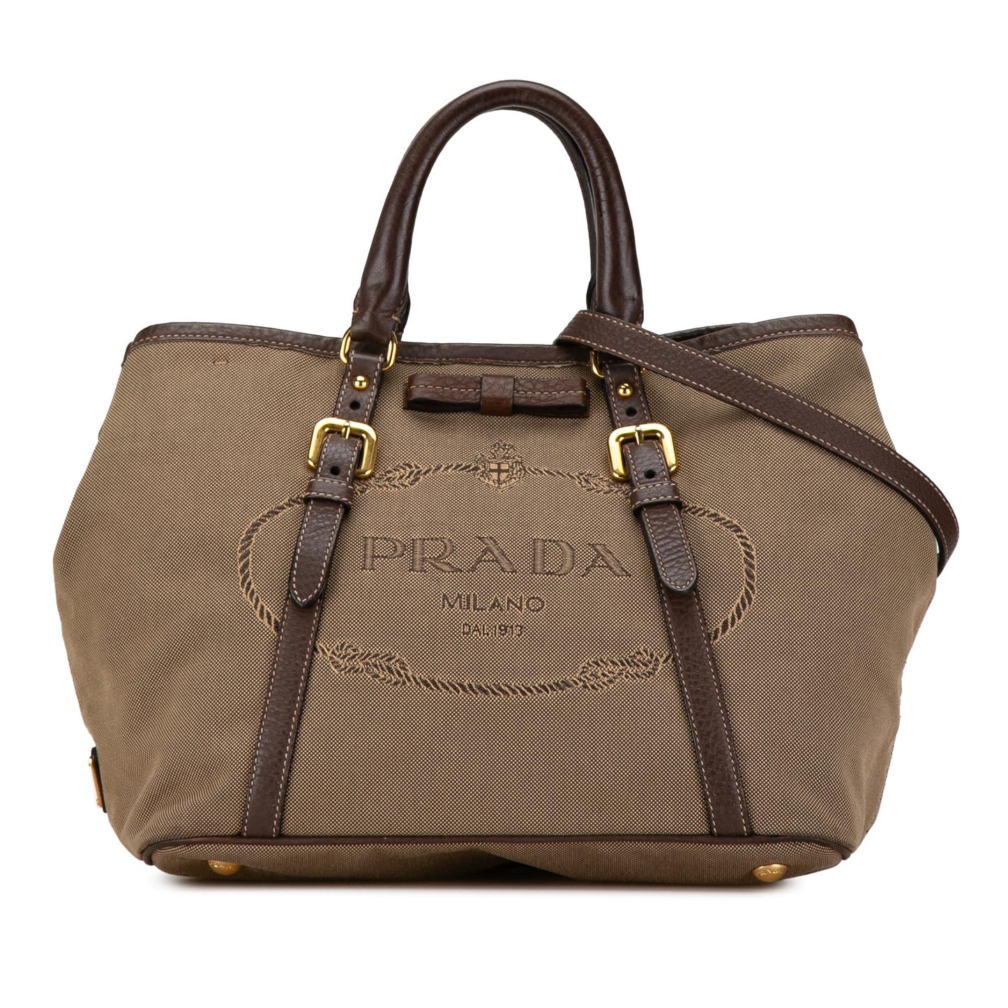 Prada Canapa Logo Satchel (SHG-Wgg26G)