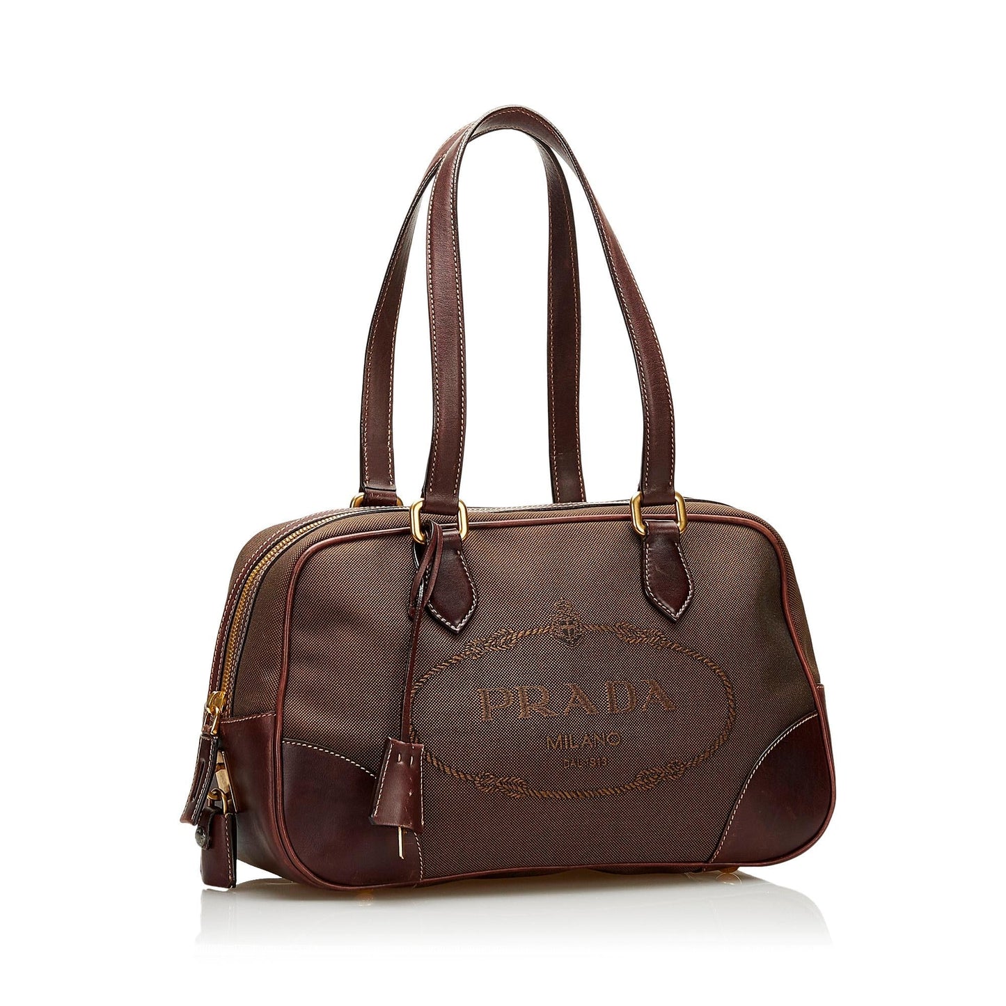 Prada Canapa Logo Shoulder Bag (SHG-35847)