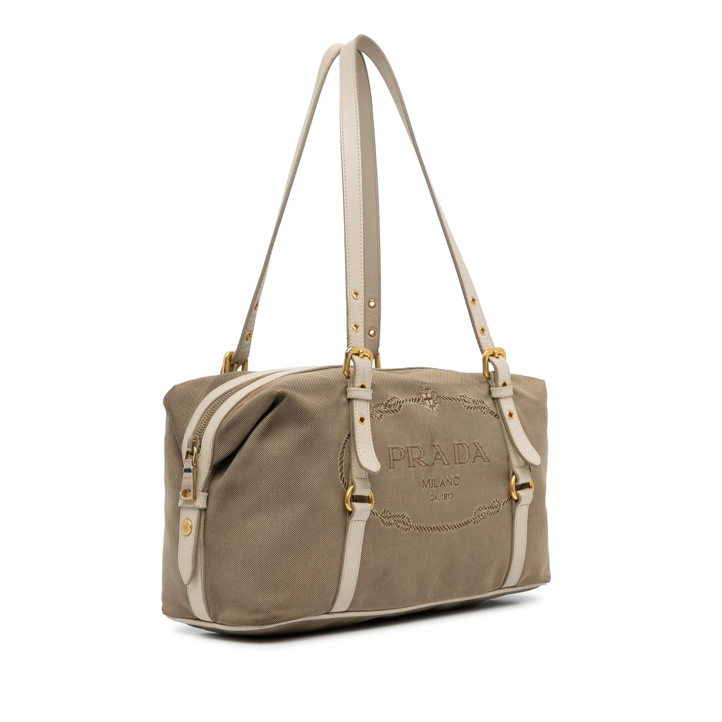 Prada Canapa Logo Shoulder Bag (SHG-VctLf9)