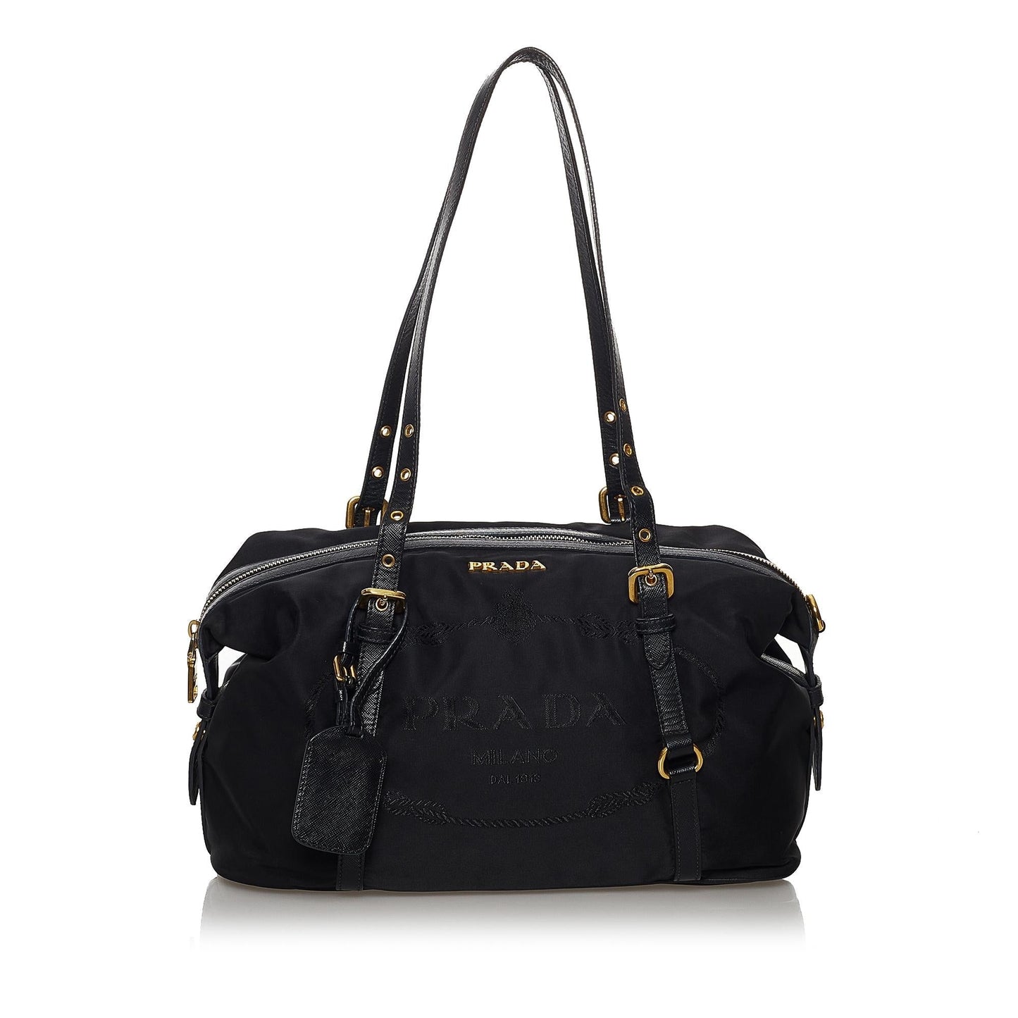 Prada Canapa Logo Tessuto Shoulder Bag (SHG-29804)