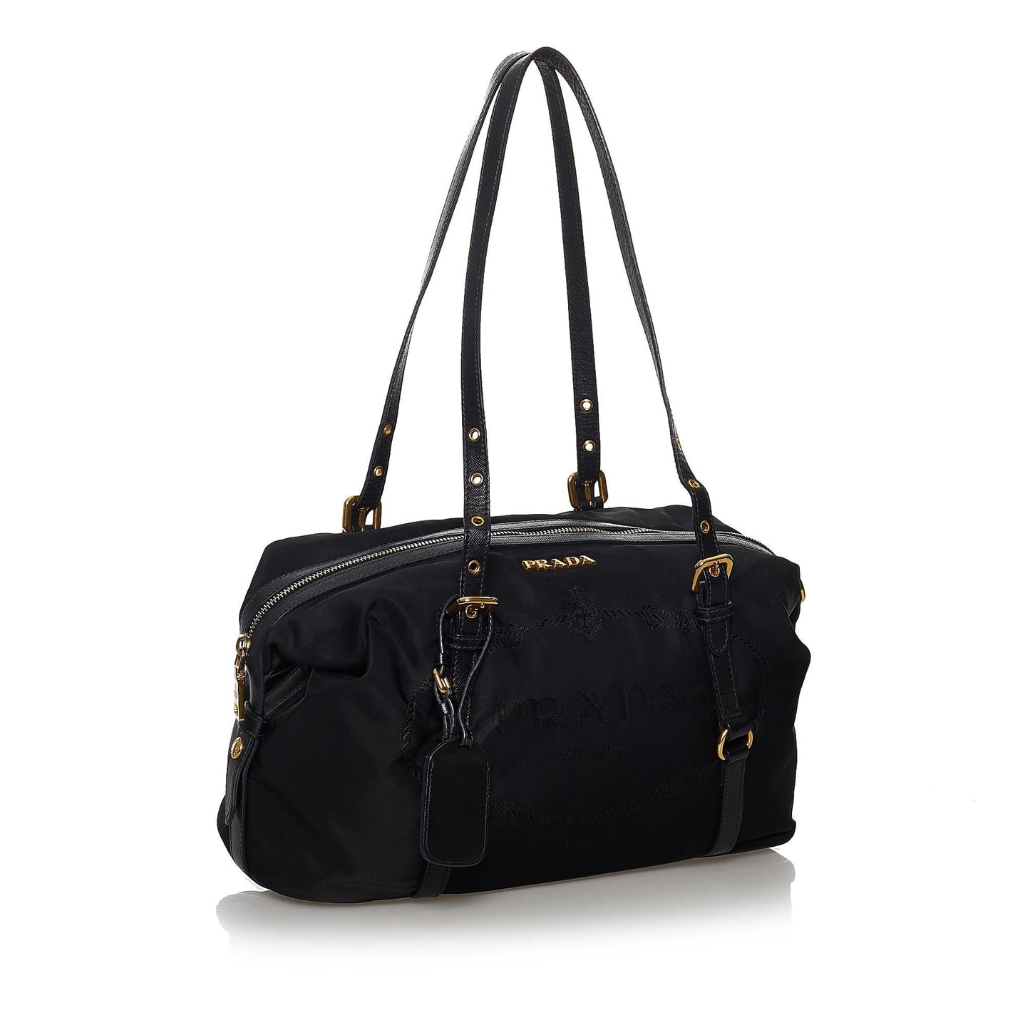 Prada Canapa Logo Tessuto Shoulder Bag (SHG-29804)