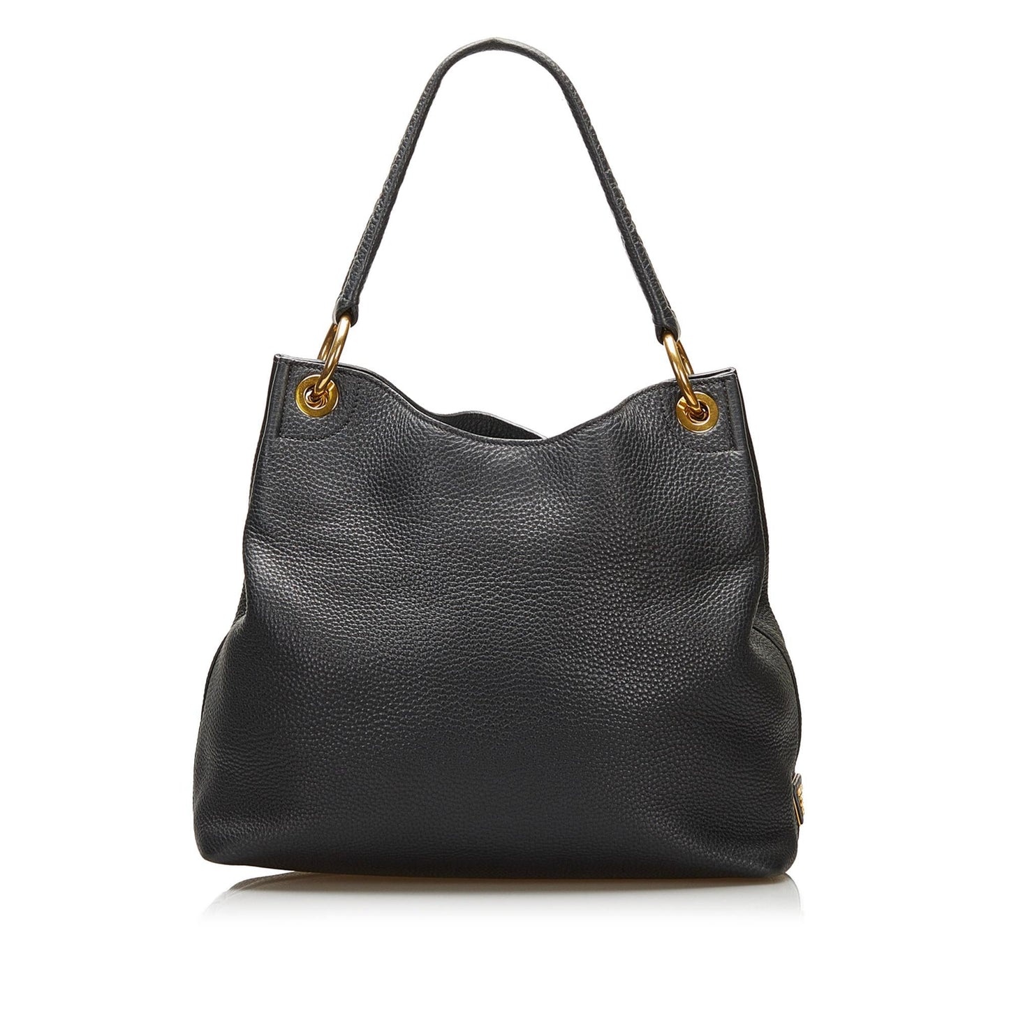 Prada Canapa Logo Vitello Phenix Shoulder Bag (SHG-35361)