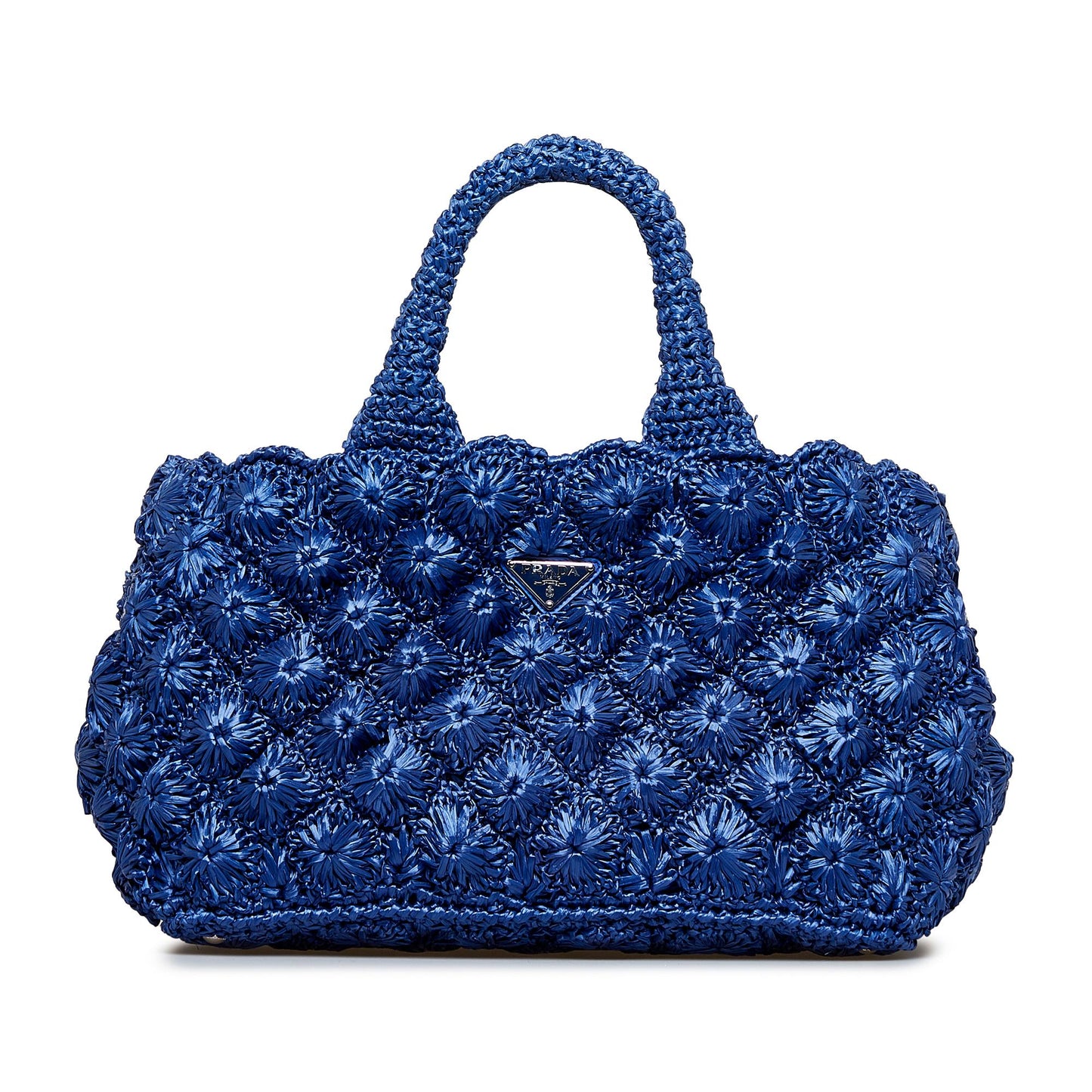 Prada Canapa Raffia Satchel (SHG-GqH4GP)