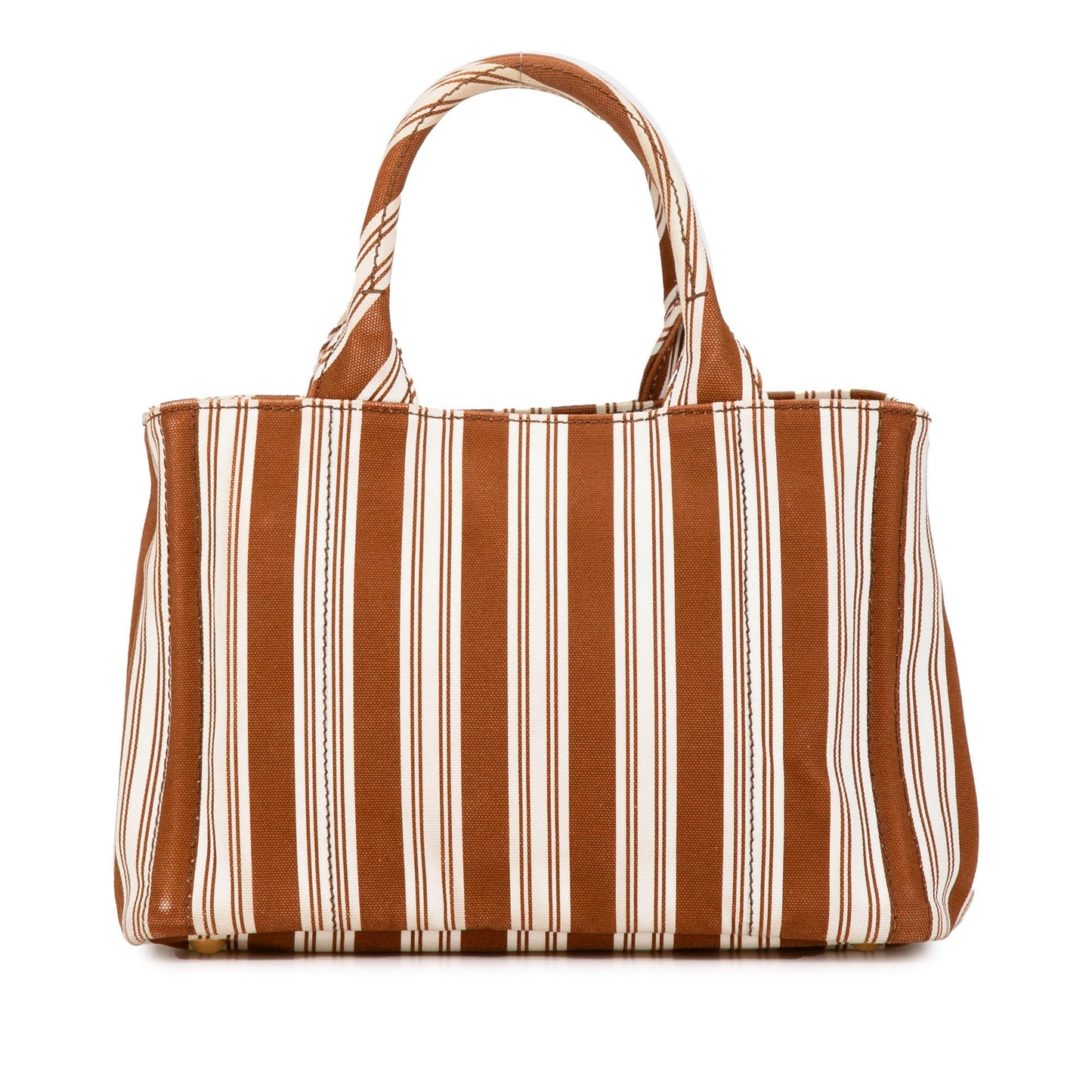 Prada Canapa Righe Logo Satchel (SHG-PdhwGp)